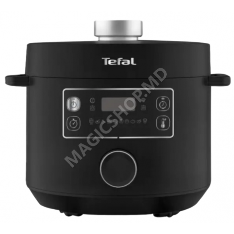 Aparat de gătit multifuncțional sub presiune Tefal CY754830, Negru